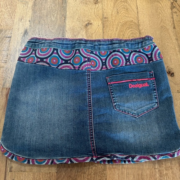 Girls Desigual Denim Skirt 💗 - Picture 2 of 6